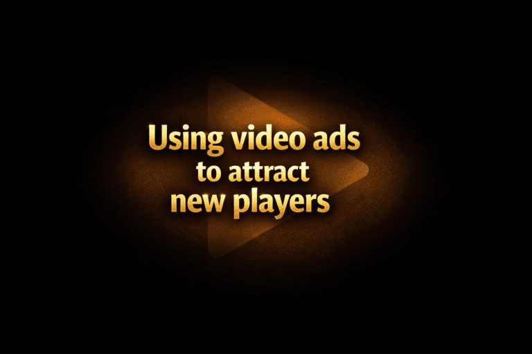 Using video ads to attract new players