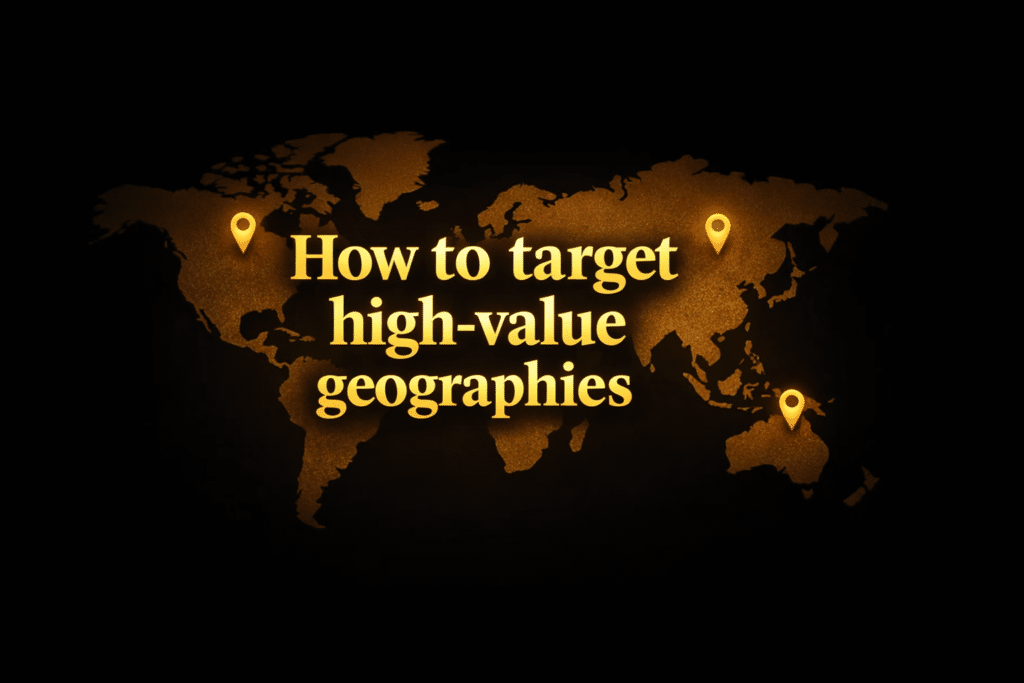 How to target high-value geographies