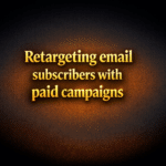 Retargeting email subscribers with paid campaigns