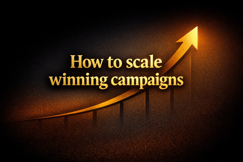 How to scale winning campaigns