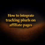 How to integrate tracking pixels on affiliate pages