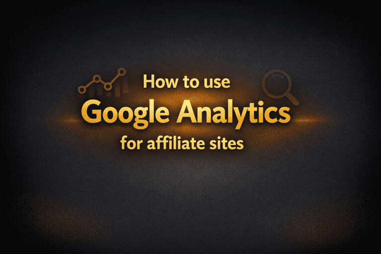 How to use Google Analytics for affiliate sites