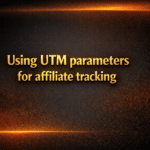 Using UTM parameters for affiliate tracking