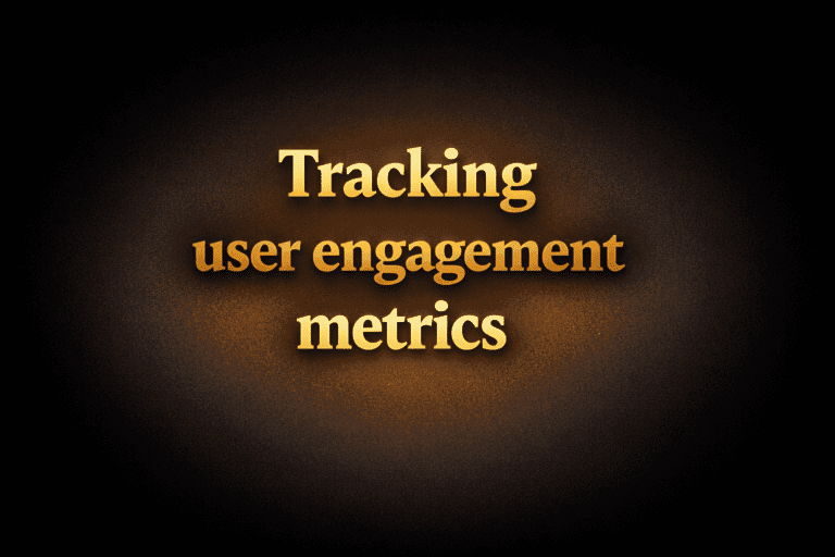 Tracking user engagement metrics