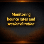 Monitoring bounce rates and session duration