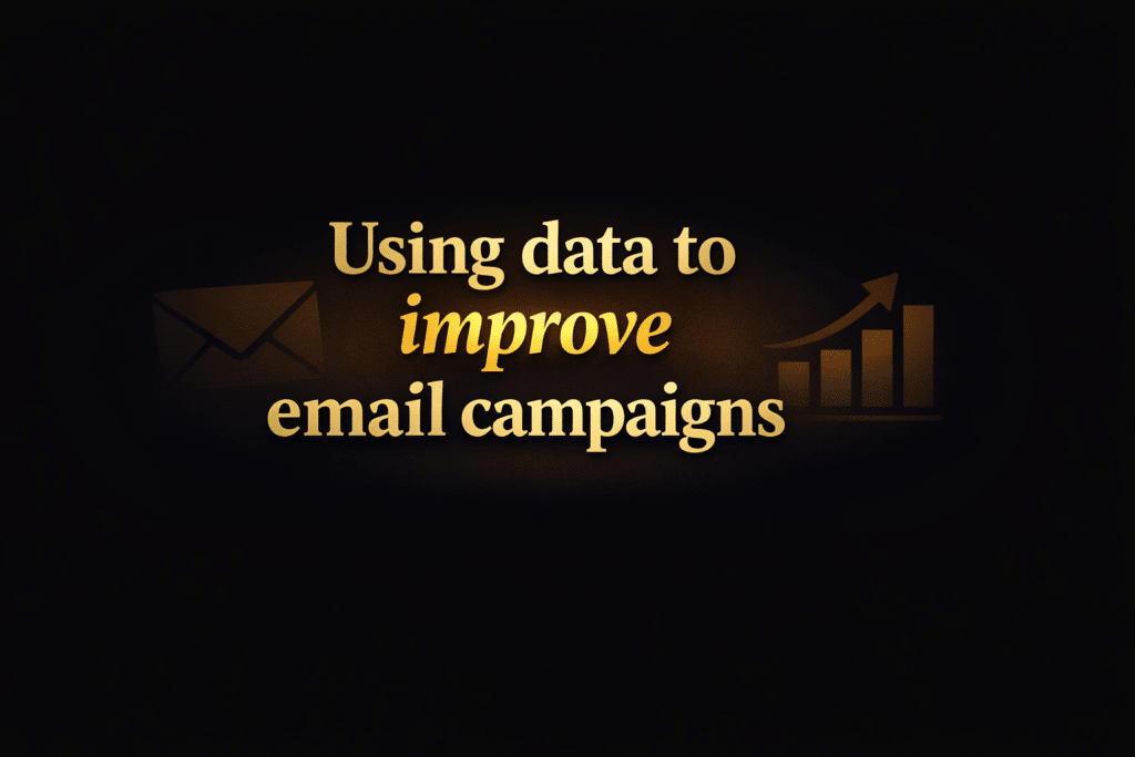 Using data to improve email campaigns