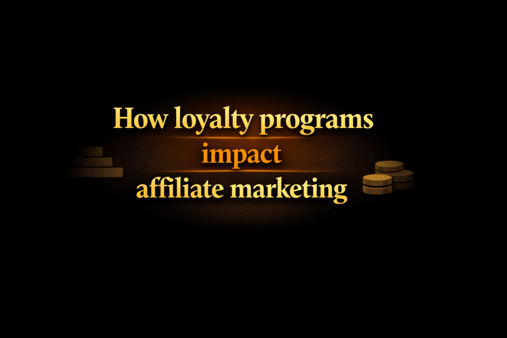 How loyalty programs impact affiliate marketing