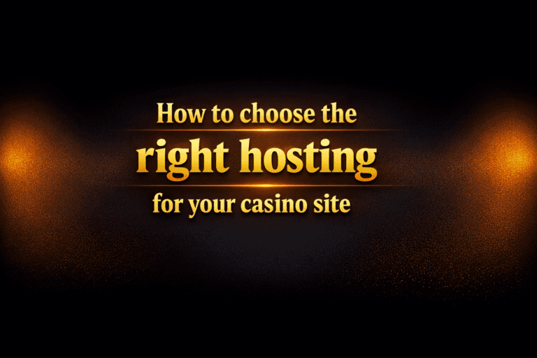 How to choose the right hosting for your casino site