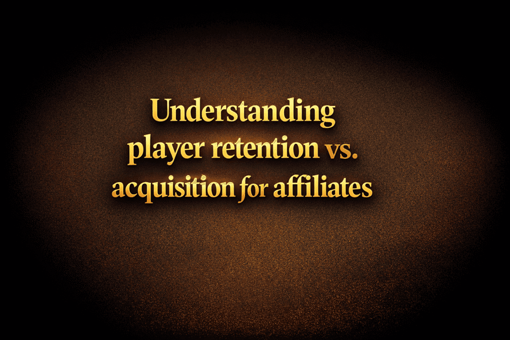 Understanding player retention vs. acquisition for affiliates