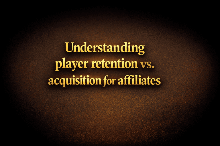 Understanding player retention vs. acquisition for affiliates