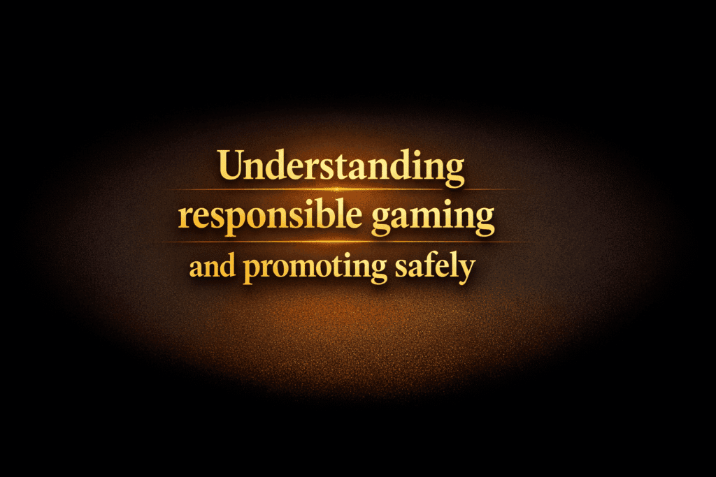 Understanding responsible gaming and promoting safely