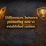 Differences between promoting new vs established casinos