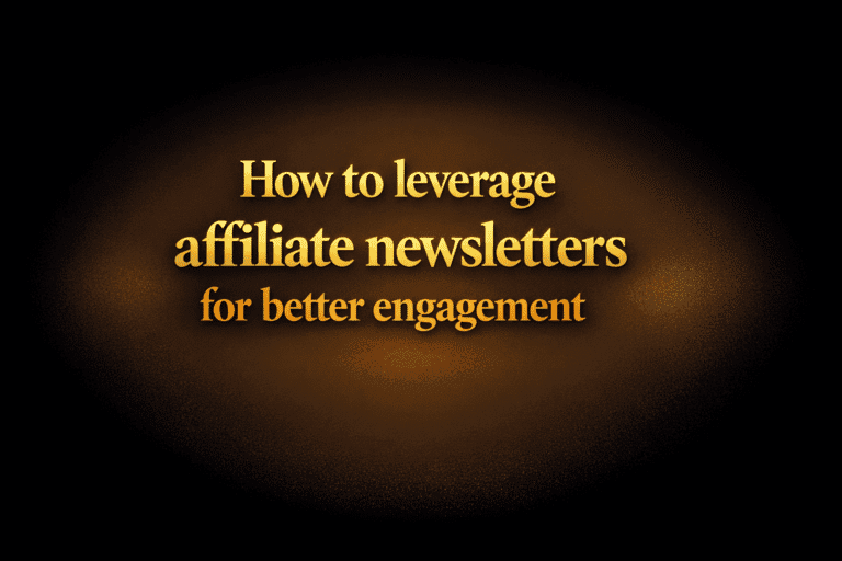 How to leverage affiliate newsletters for better engagement