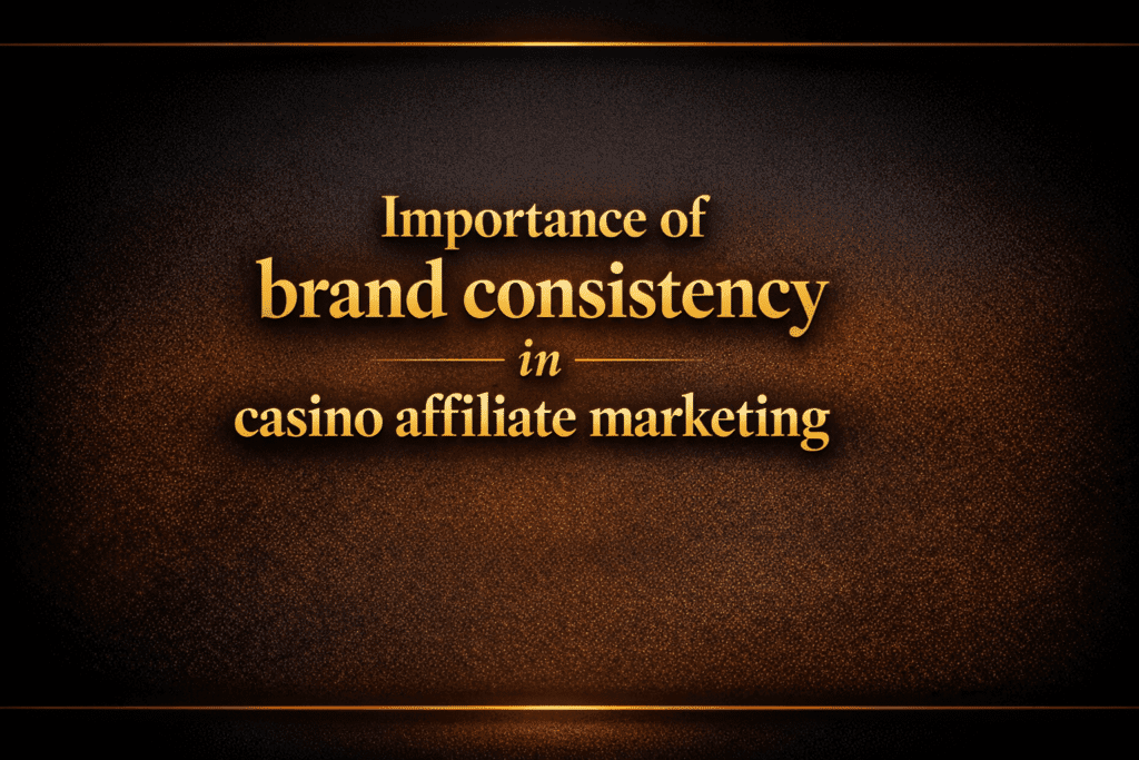 Importance of brand consistency in casino affiliate marketing