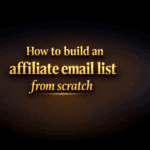 How to build an affiliate email list from scratch