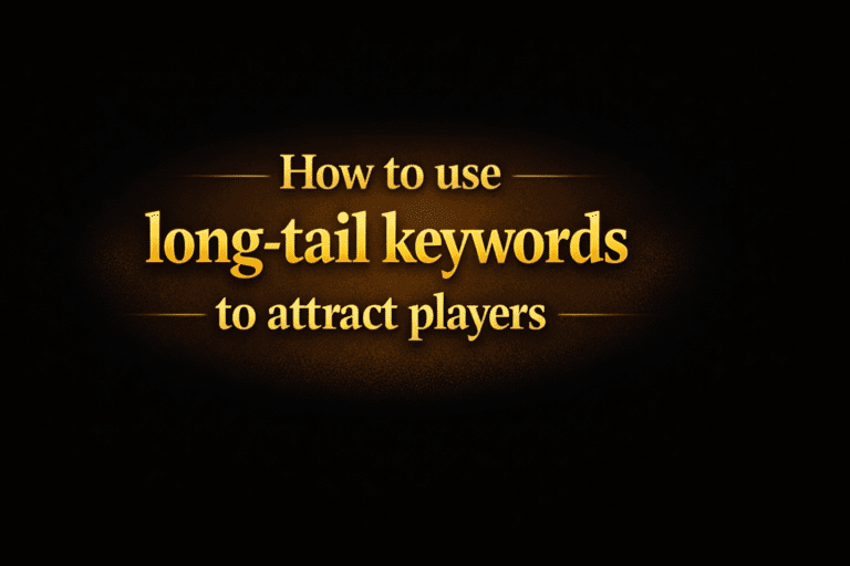 How to use long-tail keywords to attract players