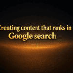 Creating content that ranks in Google search