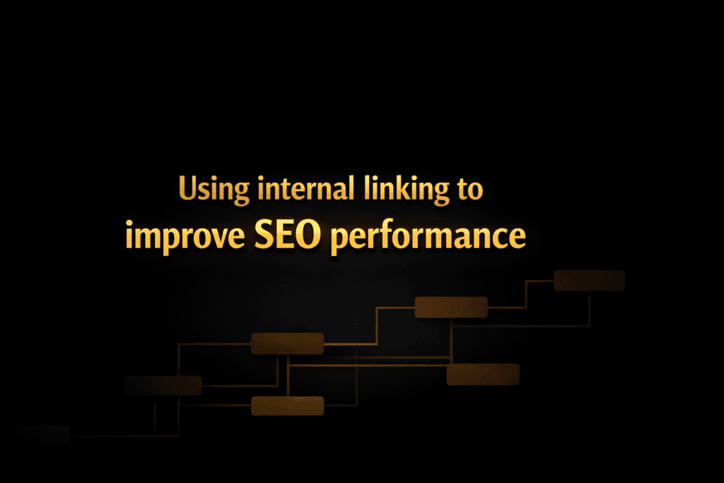 Using internal linking to improve SEO performance