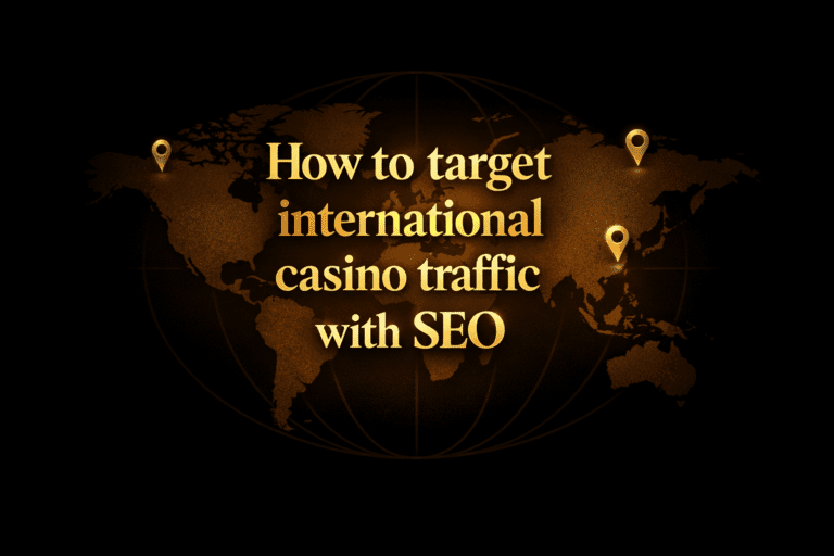 How to target international casino traffic with SEO
