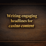 Writing engaging headlines for casino content