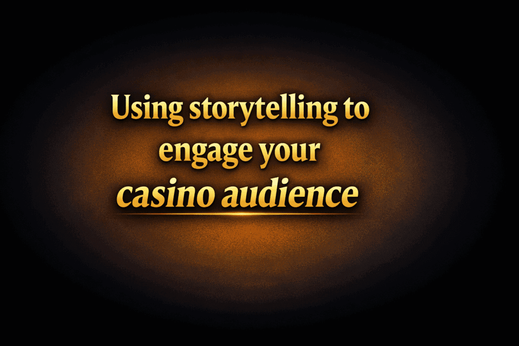 Using storytelling to engage your casino audience