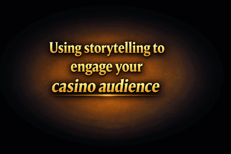 Using storytelling to engage your casino audience