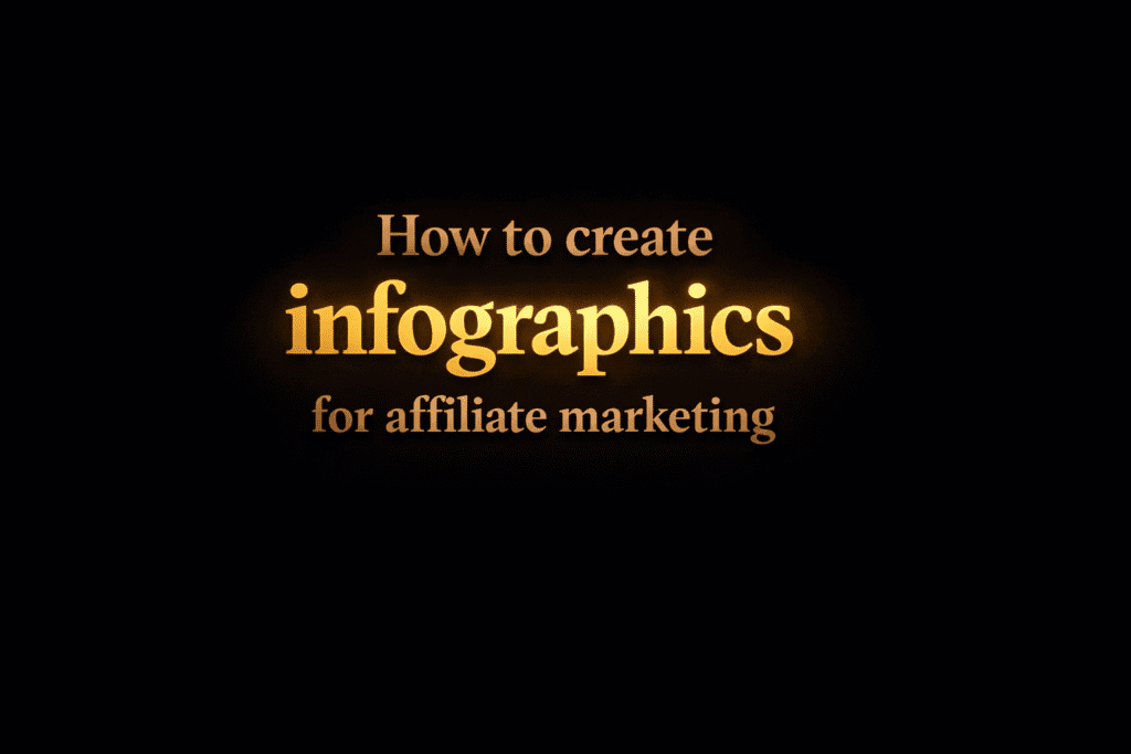 How to create infographics for affiliate marketing