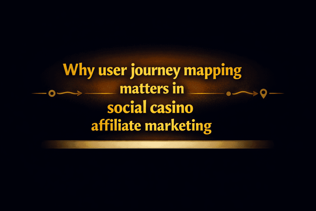 Why user journey mapping matters in social casino affiliate marketing