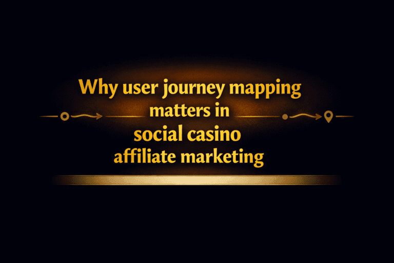 Why user journey mapping matters in social casino affiliate marketing