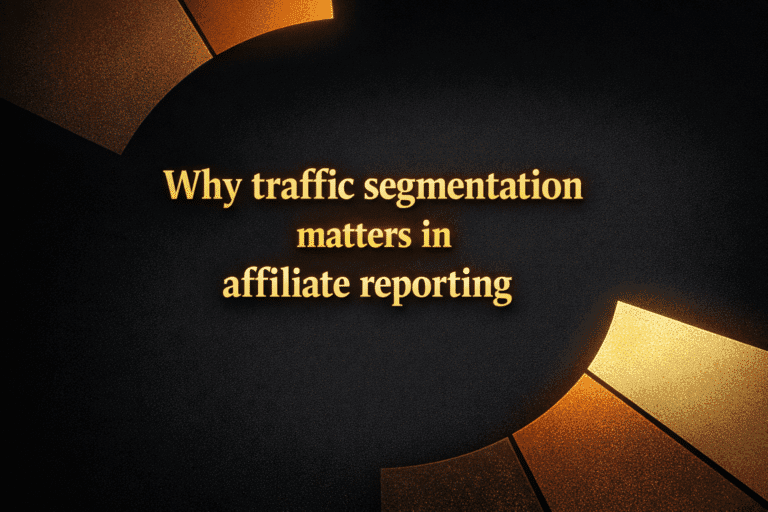 Why traffic segmentation matters in affiliate reporting