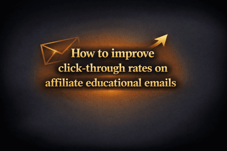 How to improve click-through rates on affiliate educational emails