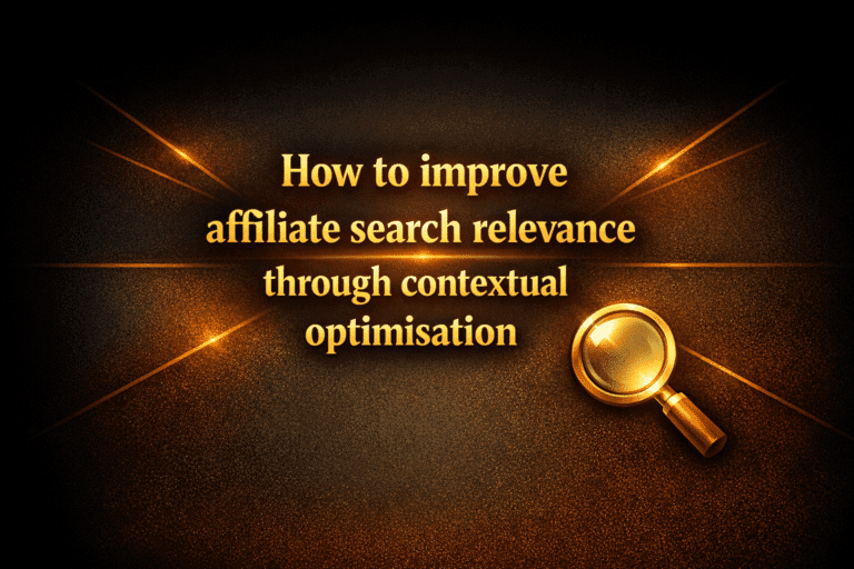 How to improve affiliate search relevance through contextual optimisation