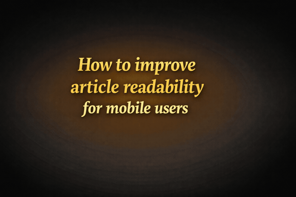 Editorial team reviewing mobile article readability and content performance on phones and a laptop