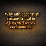 Why audience trust remains critical in AI-assisted search environments
