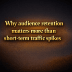 Why audience retention matters more than short-term traffic spikes
