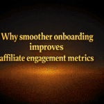 Why smoother onboarding improves affiliate engagement metrics