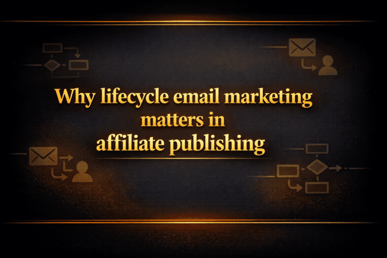 Why lifecycle email marketing matters in affiliate publishing