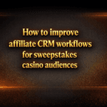 How to improve affiliate CRM workflows for sweepstakes casino audiences