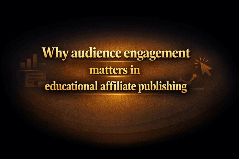 Why audience engagement matters in educational affiliate publishing