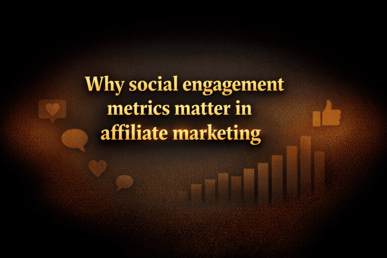 Why social engagement metrics matter in affiliate marketing