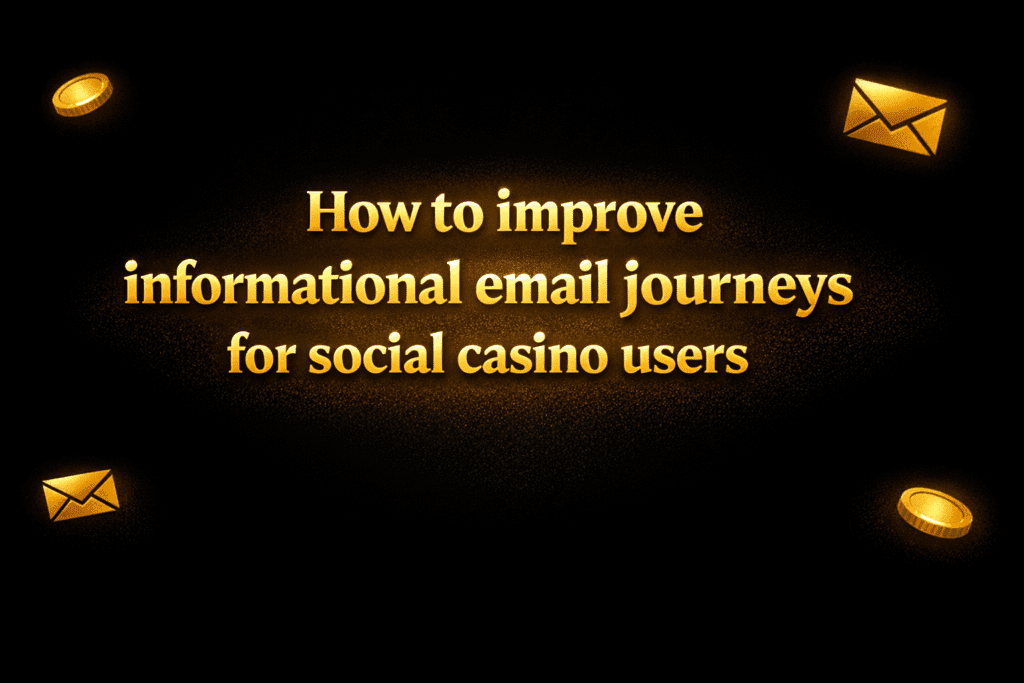 How to improve informational email journeys for social casino users