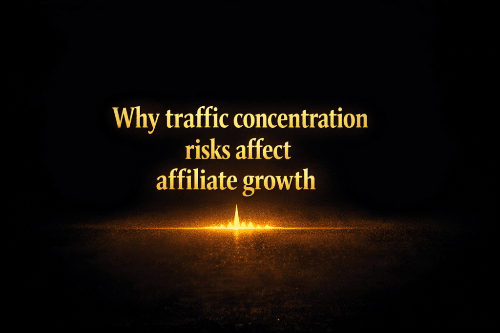 Why traffic concentration risks affect affiliate growth