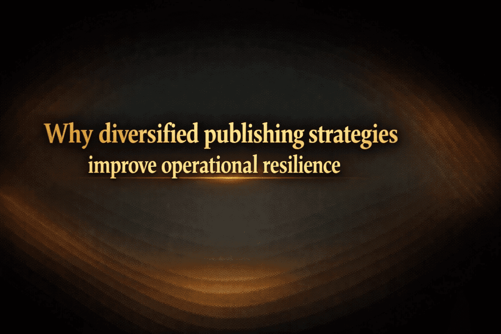 Why diversified publishing strategies improve operational resilience