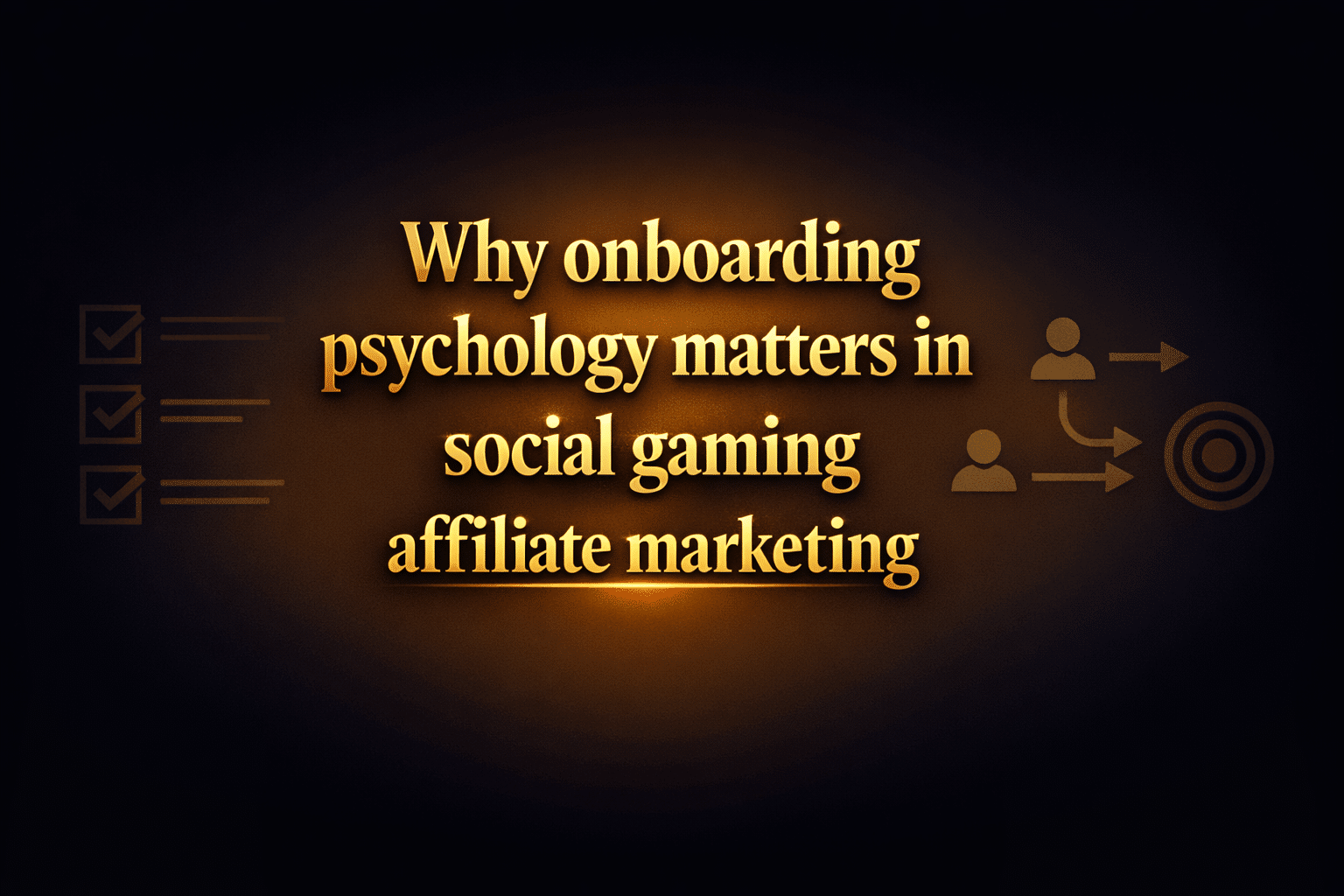 Why onboarding psychology matters in social gaming affiliate marketing
