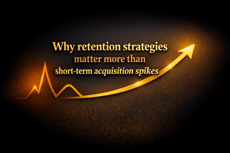 Why retention strategies matter more than short-term acquisition spikes