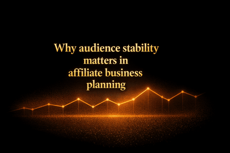 Why audience stability matters in affiliate business planning