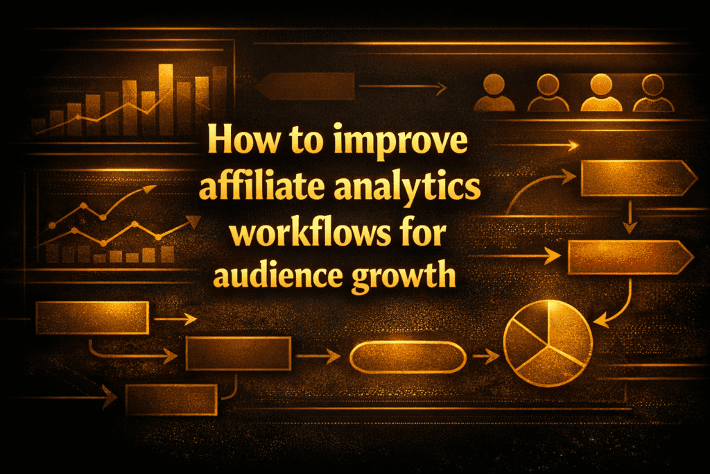 How to improve affiliate analytics workflows for audience growth