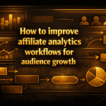 How to improve affiliate analytics workflows for audience growth