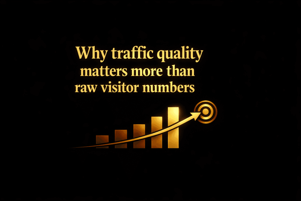 Why traffic quality matters more than raw visitor numbers