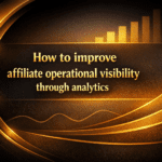 How to improve affiliate operational visibility through analytics